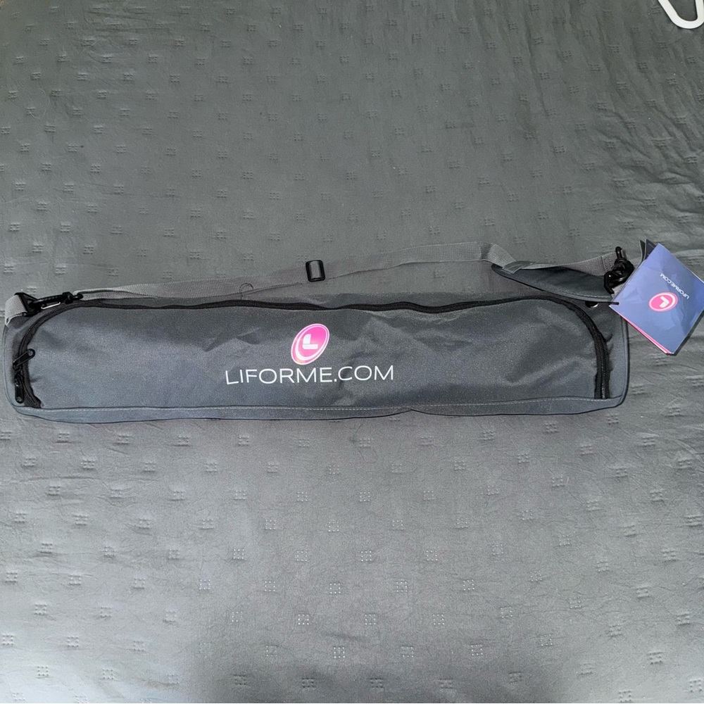 Liforme Black Yoga Mat Bag (Bag Only) Grey Black
